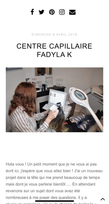 Article Méli Mélo K — Centre capillaire Fadyla
